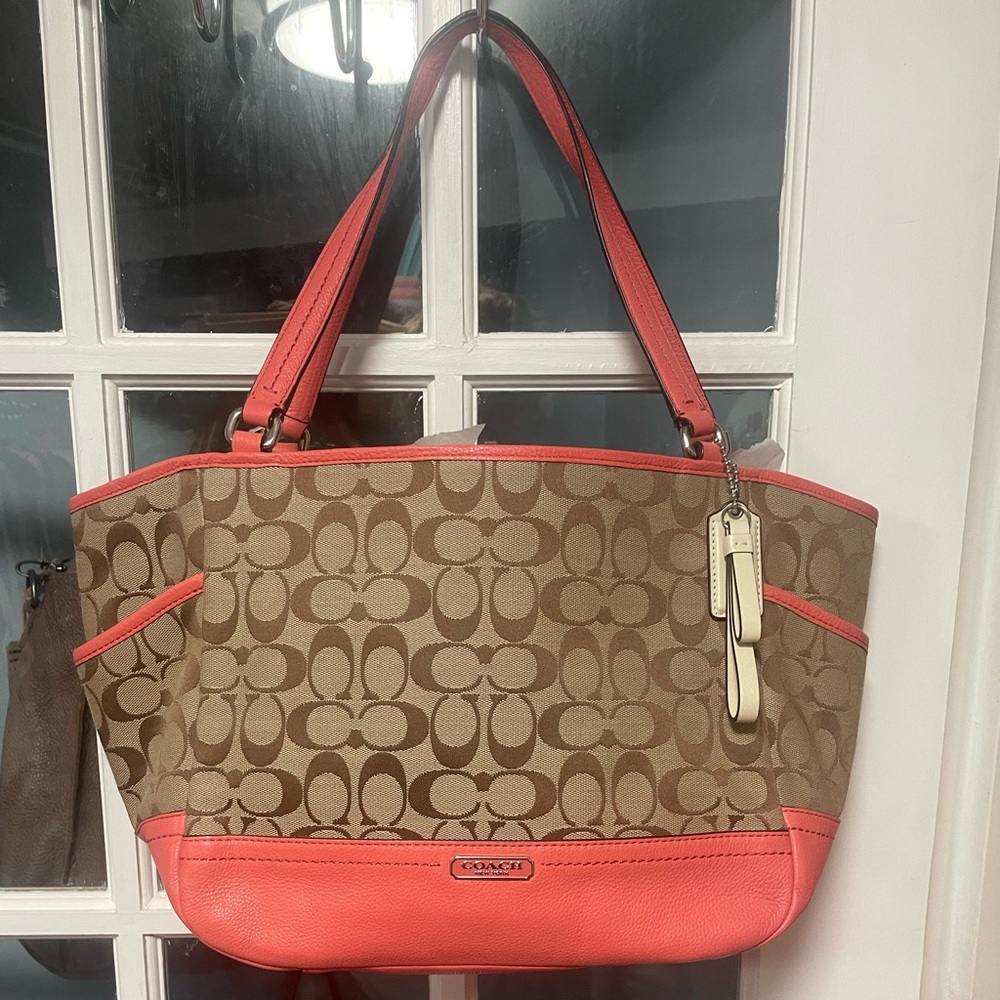 Coach signature bag